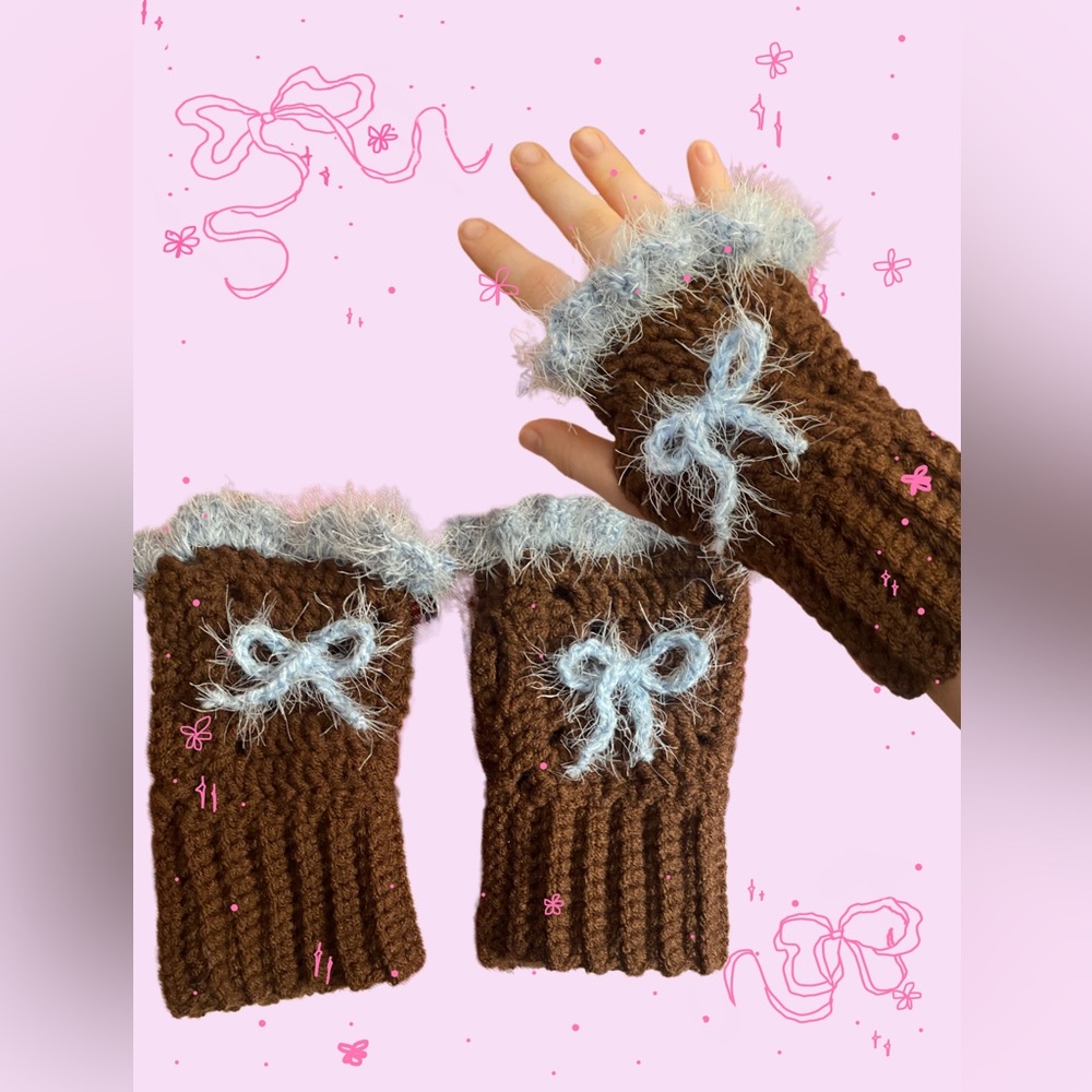 bow hand warmers 🎀✨